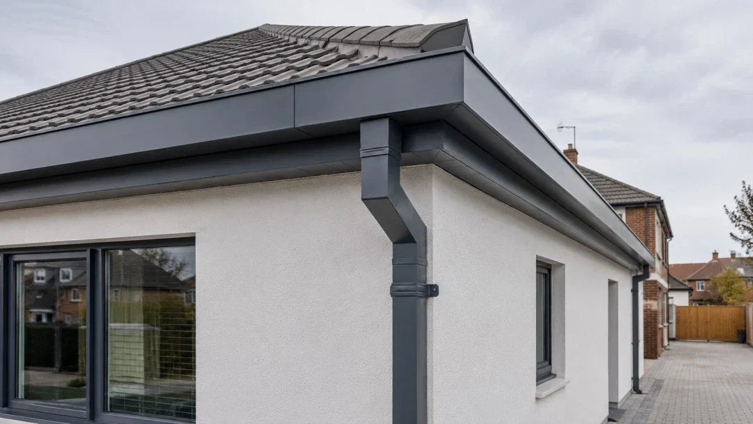 A box gutter is a rainwater channel with a rectangular or square cross-section, used to collect and convey water running off a roof to the downpipe drainage system. 