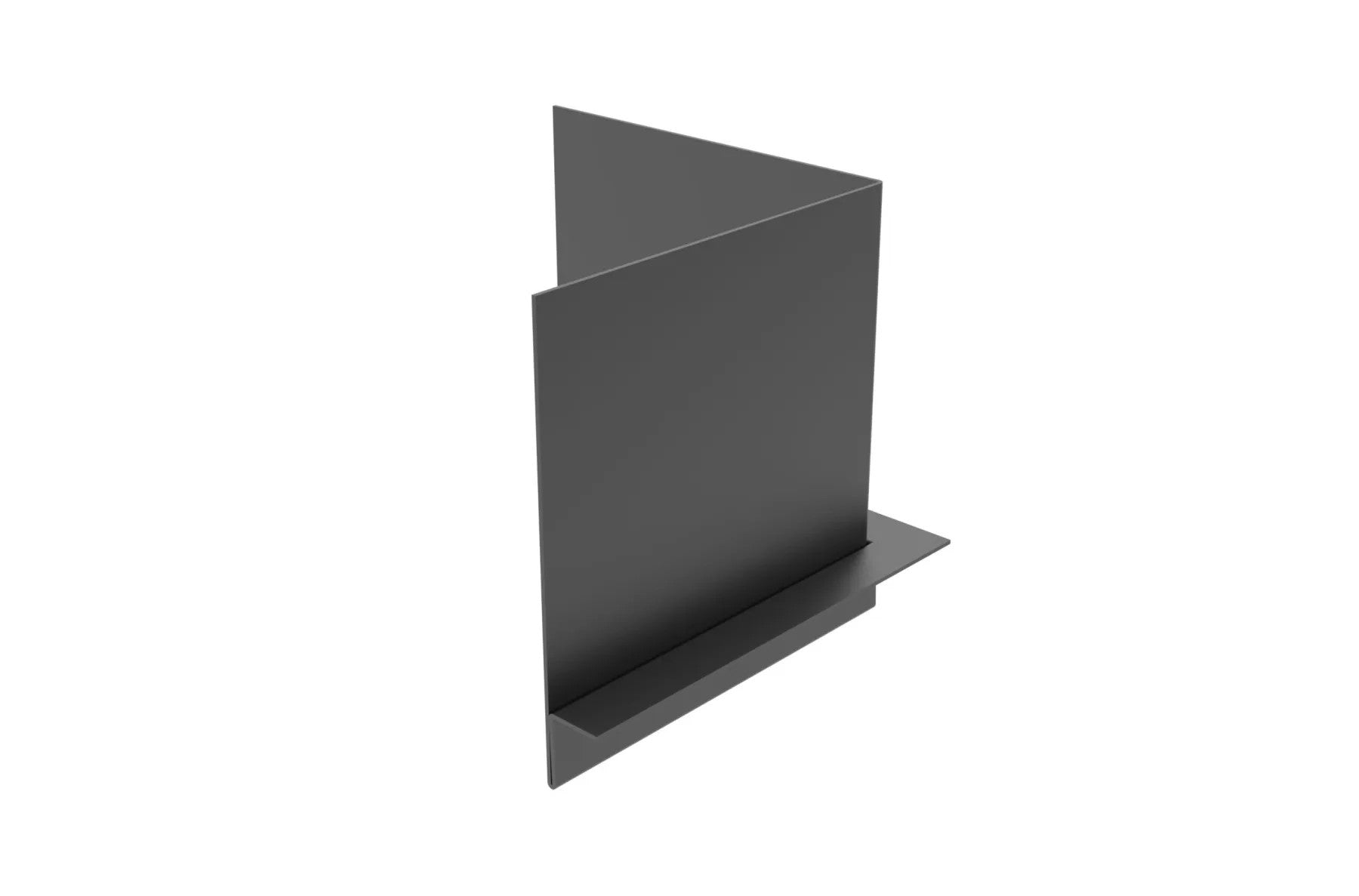 2mm Aluminium Fascia – 90° Internal Corner | Type 4