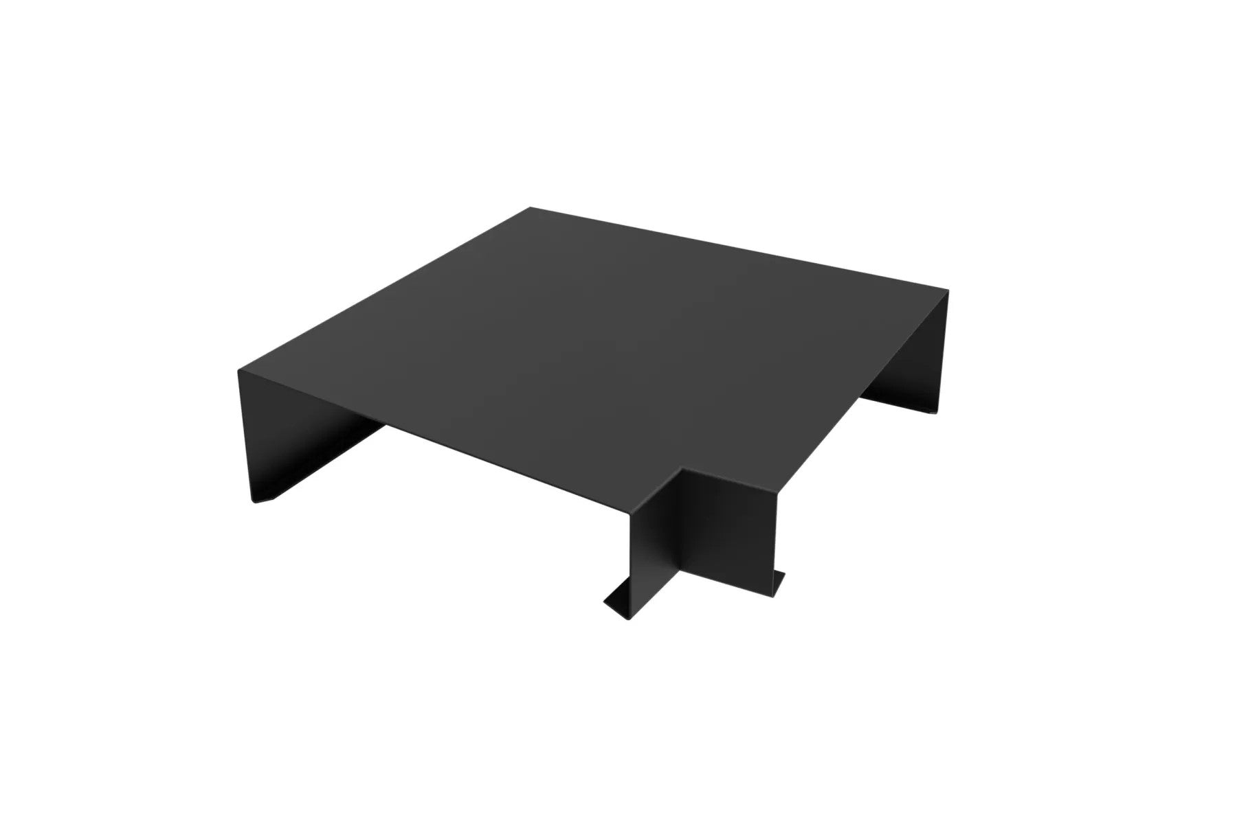 3mm Aluminium Coping – 90° External Corner | 125mm External Leg