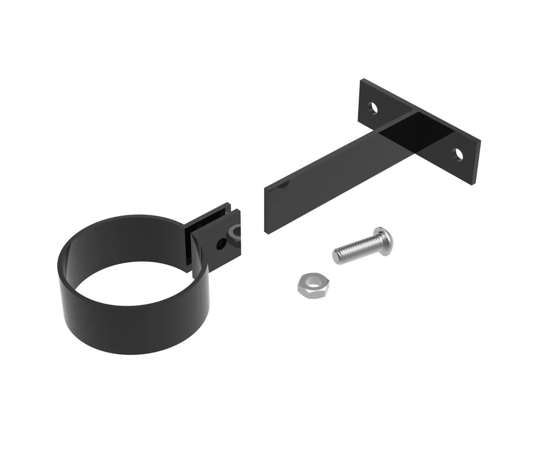 Aluminium Round Downpipe – Adjustable Pipe Clip