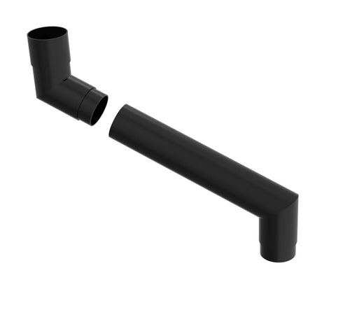 Aluminium Round Downpipe – Adjustable Offset