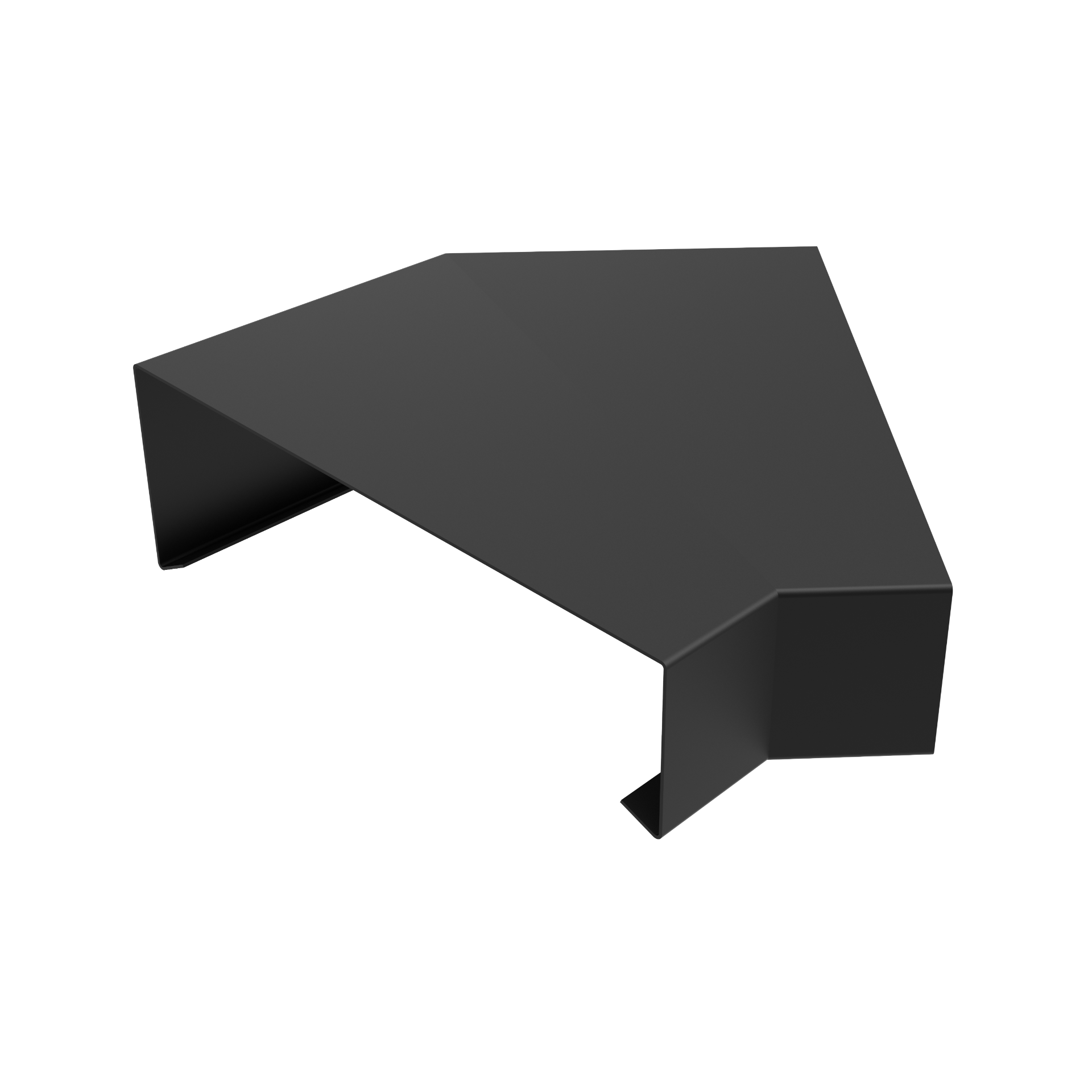 3mm Aluminium Coping – 135° External Corner | 100mm External Leg