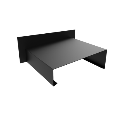 3mm Aluminium Coping – Stopend Upstand (Left Handed) | 100mm External Leg