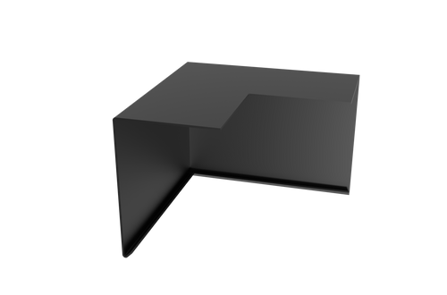 Aluminium Roof Edge Drip Trim – 90° External Corner