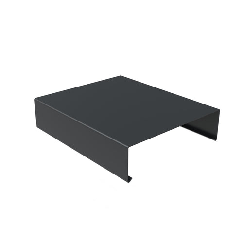 3mm Aluminium Coping – Closed Stopend | 75mm External Leg