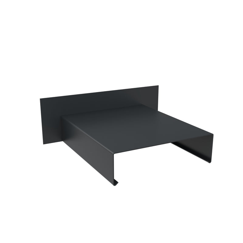 3mm Aluminium Coping – Stopend Upstand | 75mm External Leg