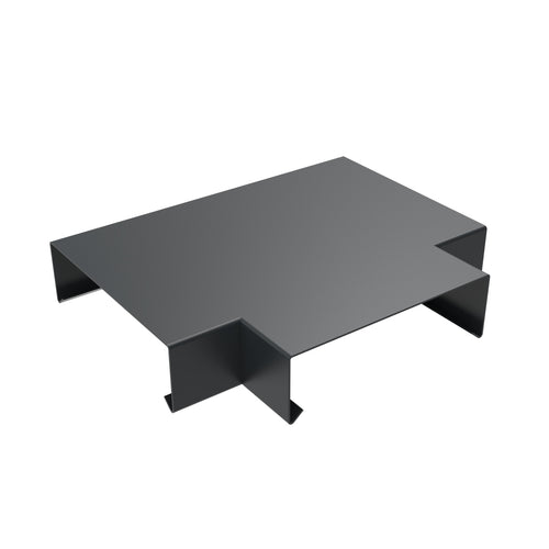 3mm Aluminium Coping – 90° T-Junction | 75mm External Leg