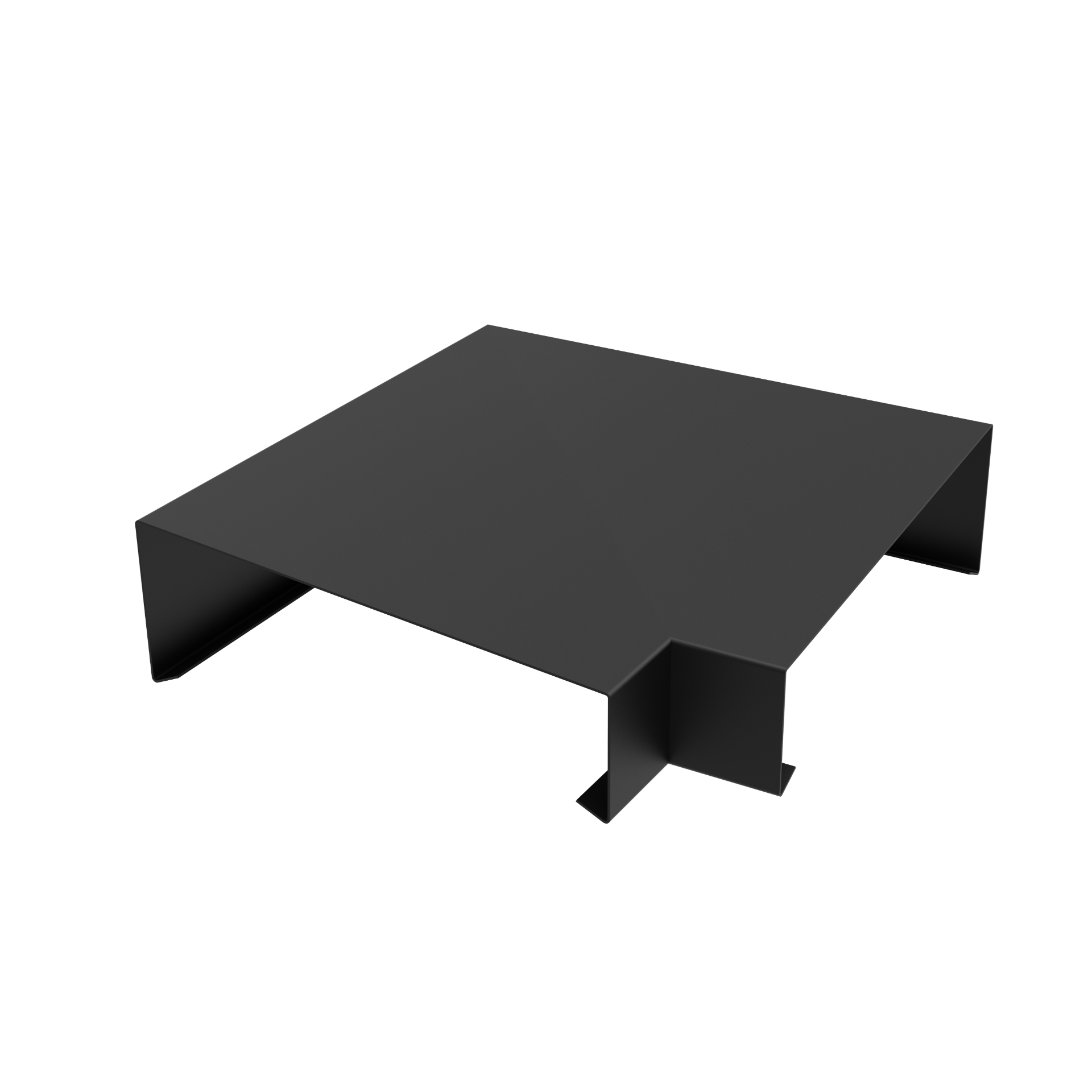 2mm Aluminium Coping – 90° External Corner | 100mm External Leg