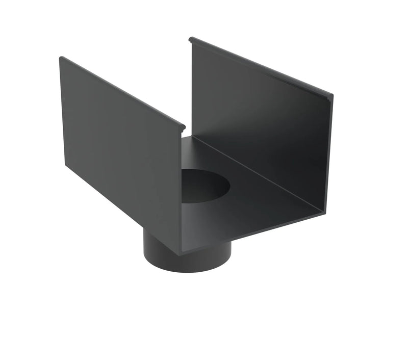 Aluminium Box Gutter – Round Outlet