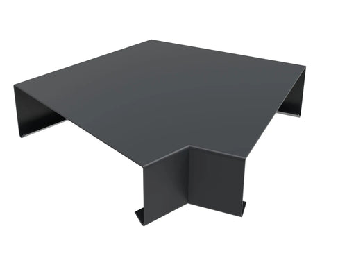 2mm Aluminium Coping 135° Corner | 75mm External Leg