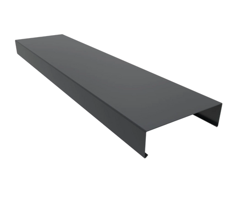 3mm Aluminium Coping – 3m Length | 75mm External Leg
