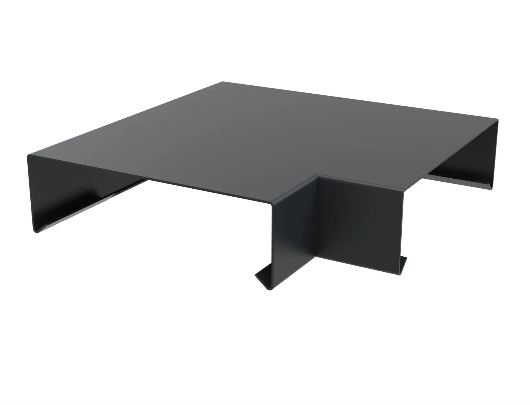 2mm Aluminium Coping – 90° Corner | 75mm External Leg