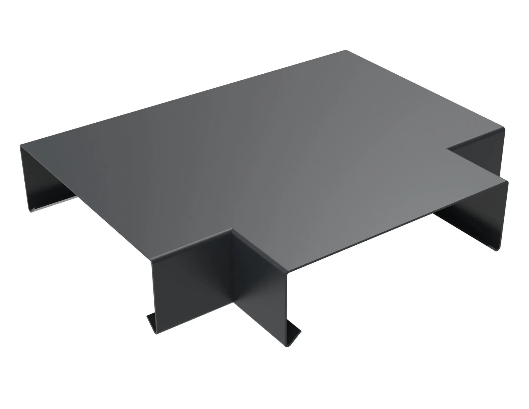 2mm Aluminium Coping – 90° T-Junction | 75mm External Leg