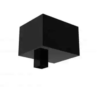 Aluminium Rectangular Hopper Head – Box Outlet