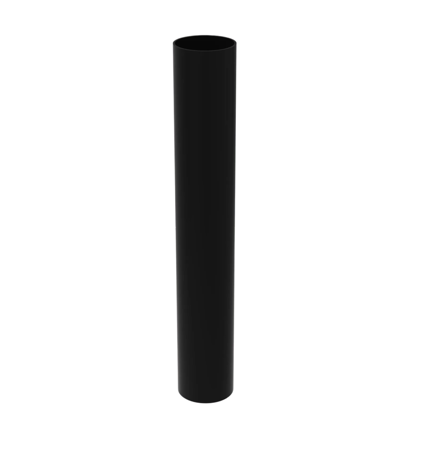 Aluminium Round Downpipe with Flush Joint – 3m Length