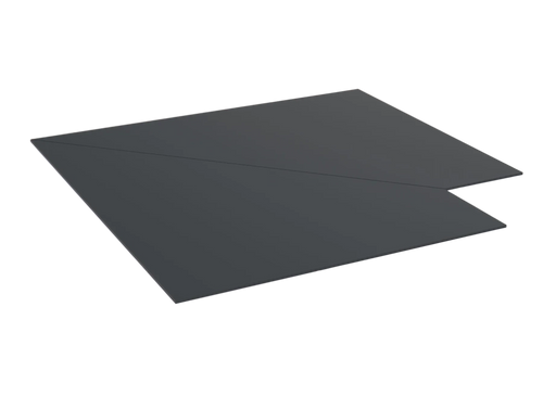 2mm Aluminium Soffit – 90° Corner | Type 1