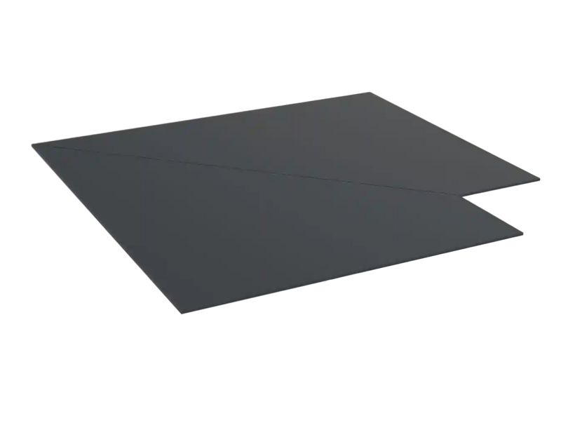 2mm Aluminium Soffit – 90° Corner | Type 1 - Online Metal Store Ltd